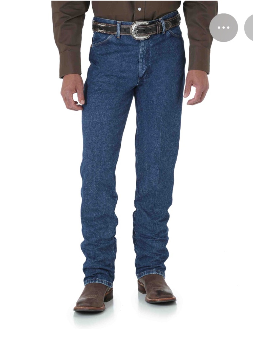 Wrangler Blue Slim Straight Cowboy Cut Jeans